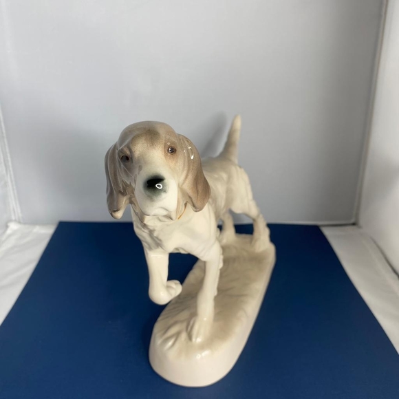 Vintage 1941-1958 Hertwig English Setter Porcelain Figurine - Picture 6 of 14